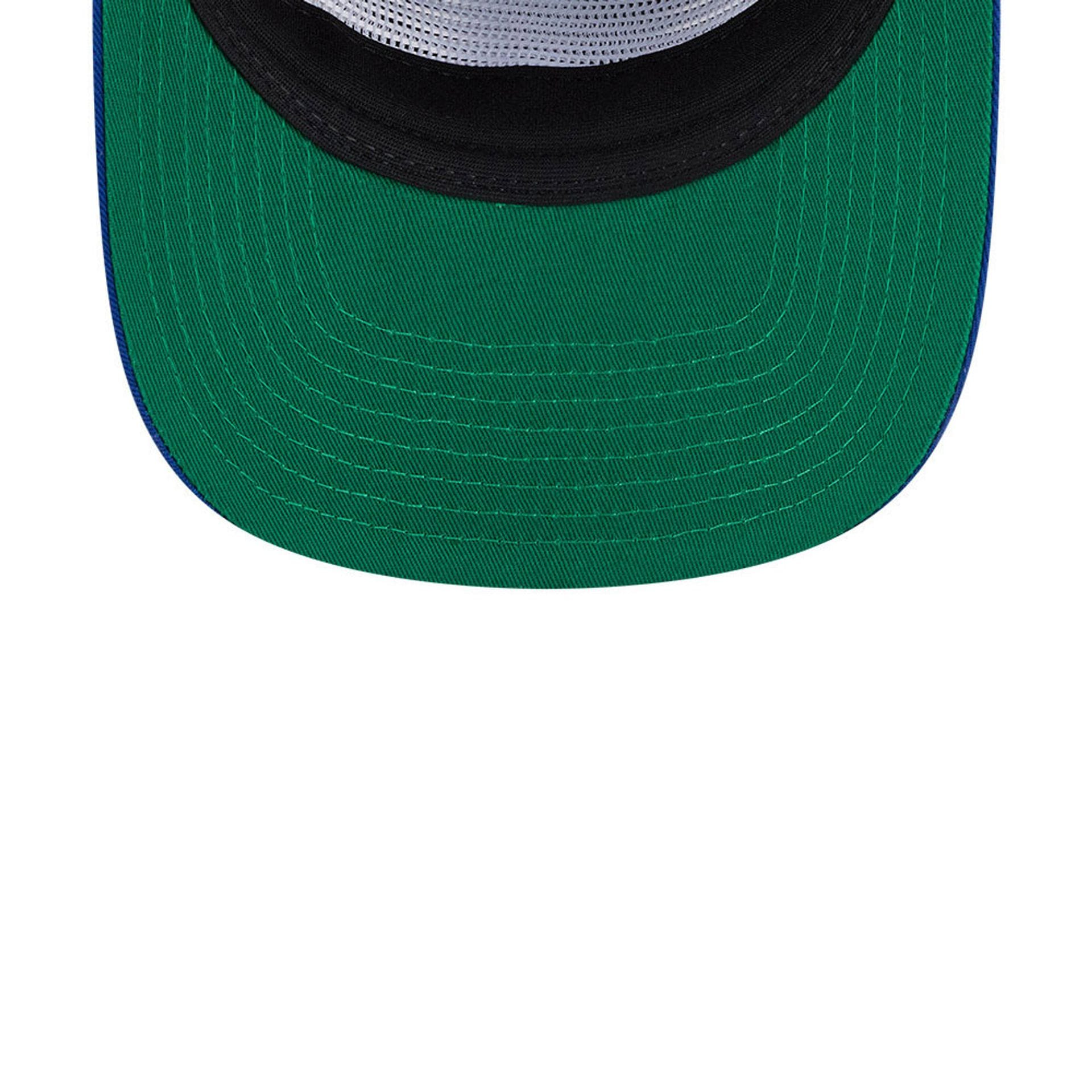 Pictured is this MLB Felt Logo New York Mets 19TWENTY cap in blue. 2