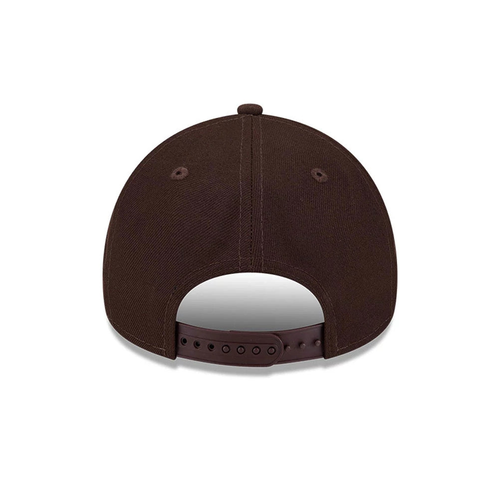 Pictured is this Netflix Squid Game Shapes 9FORTY A-Frame cap in dark brown. 7