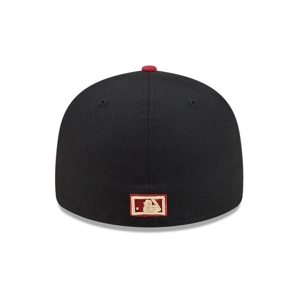 Pictured is this MLB Team Cards LA Angels 59FIFTY Fitted cap in black. 7