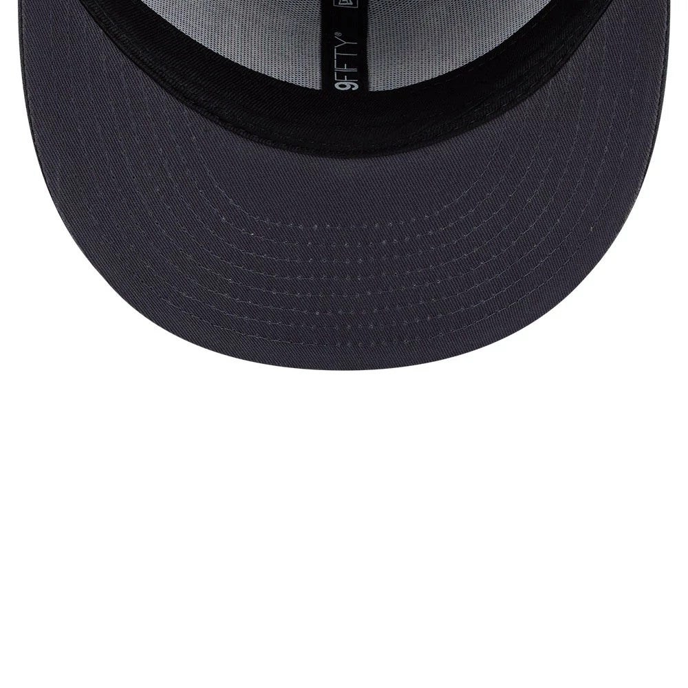 Pictured is this Netflix Squid Game 9FIFTY Snapback cap in dark grey. 7