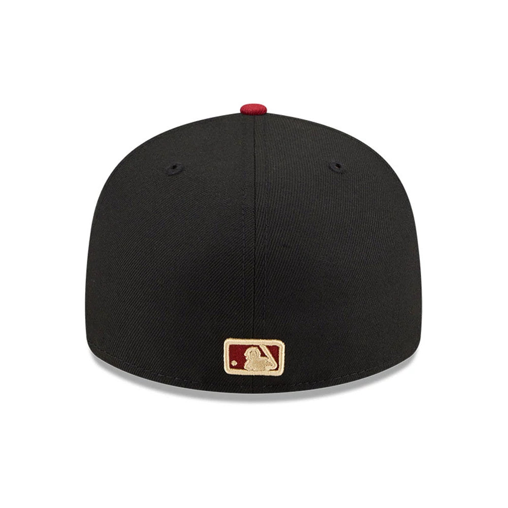 Pictured is this MLB Team Cards Boston Red Sox 59FIFTY Fitted cap in black. 7
