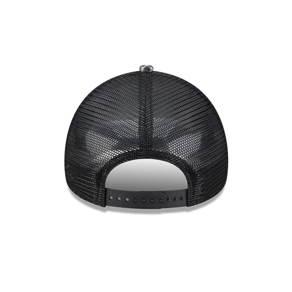Pictured is this New Era 9FORTY A-Frame Trucker cap in white. 7