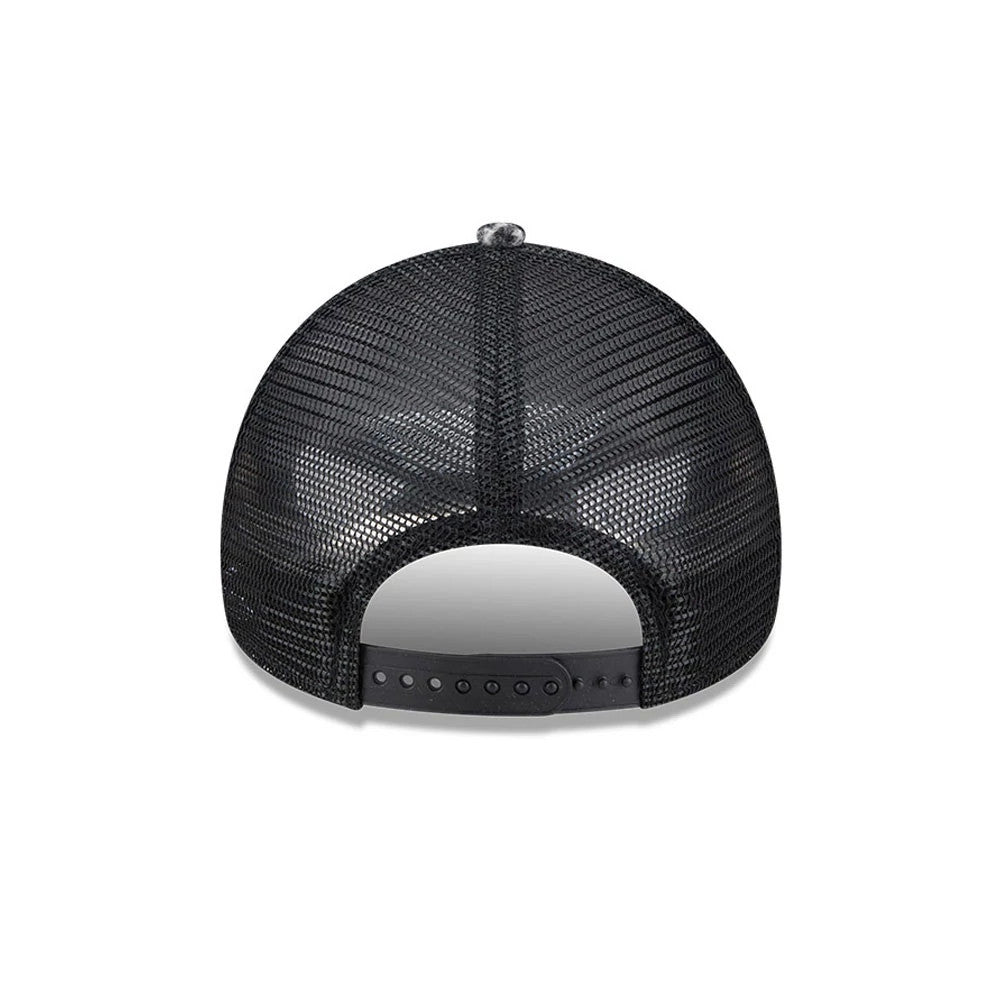 Pictured is this New Era 9FORTY A-Frame Trucker cap in white. 7