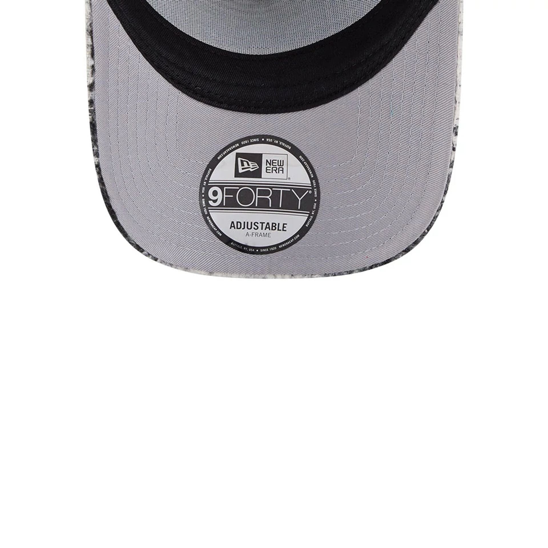 Pictured is this New Era 9FORTY A-Frame Trucker cap in white. 2