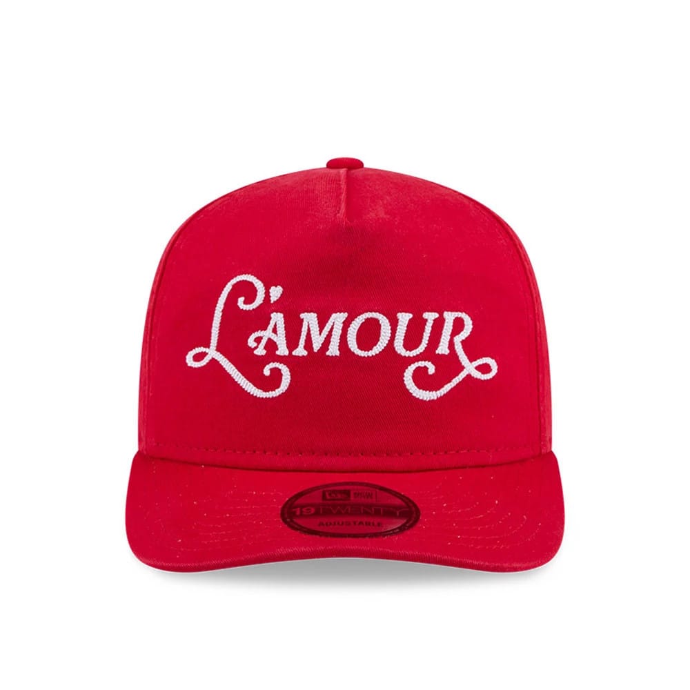 Pictured is this New Era Lamour 19TWENTY cap in red. 3
