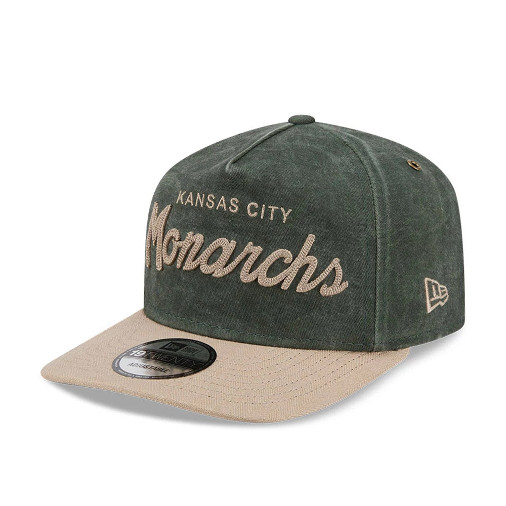 Pictured is this MLB Negro League Kansas City Monarchs 19TWENTY cap in dark green. 3