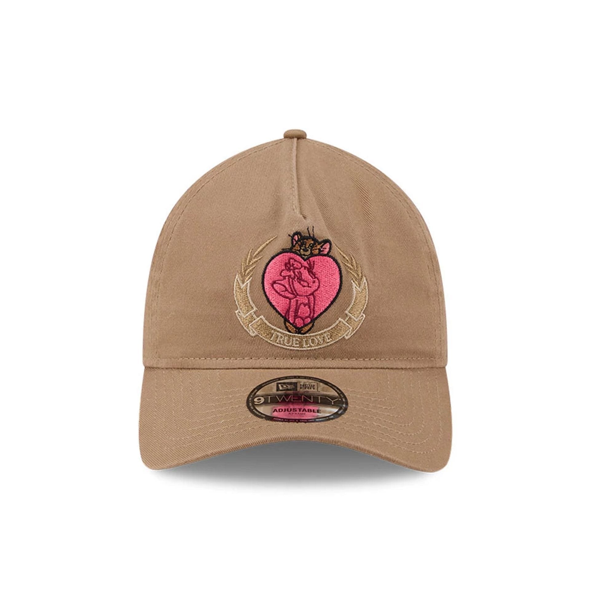 Pictured is this Tom & Jerry True Love 9TWENTY A-Frame cap in Beige. 2