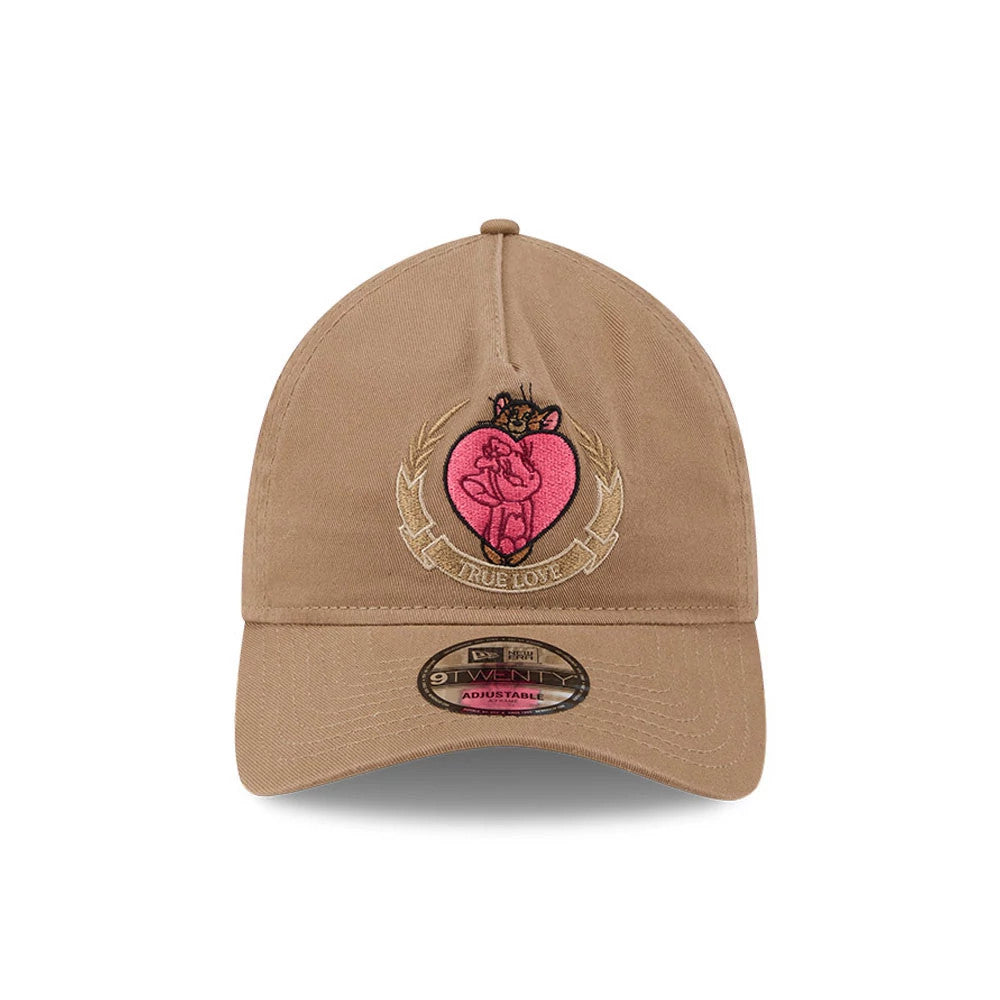 Pictured is this Tom & Jerry True Love 9TWENTY A-Frame cap in Beige. 2