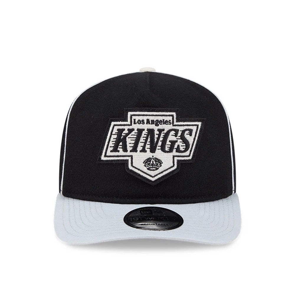 Pictured is this NHL Felt Logo LA Kings 19TWENTY cap in black. 3