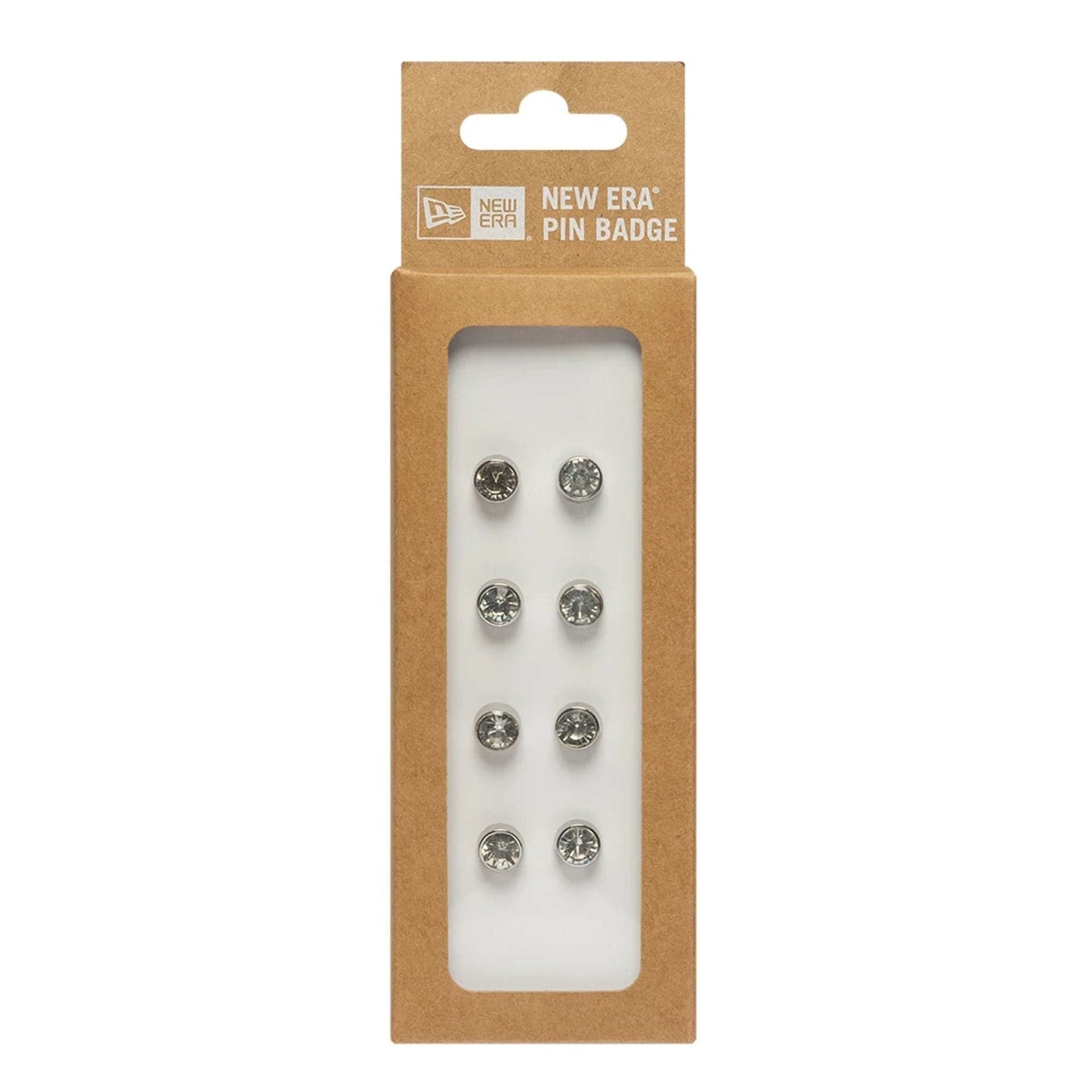 Pictured is this 8 x New Era Gem Pin Badge set in silver. 6