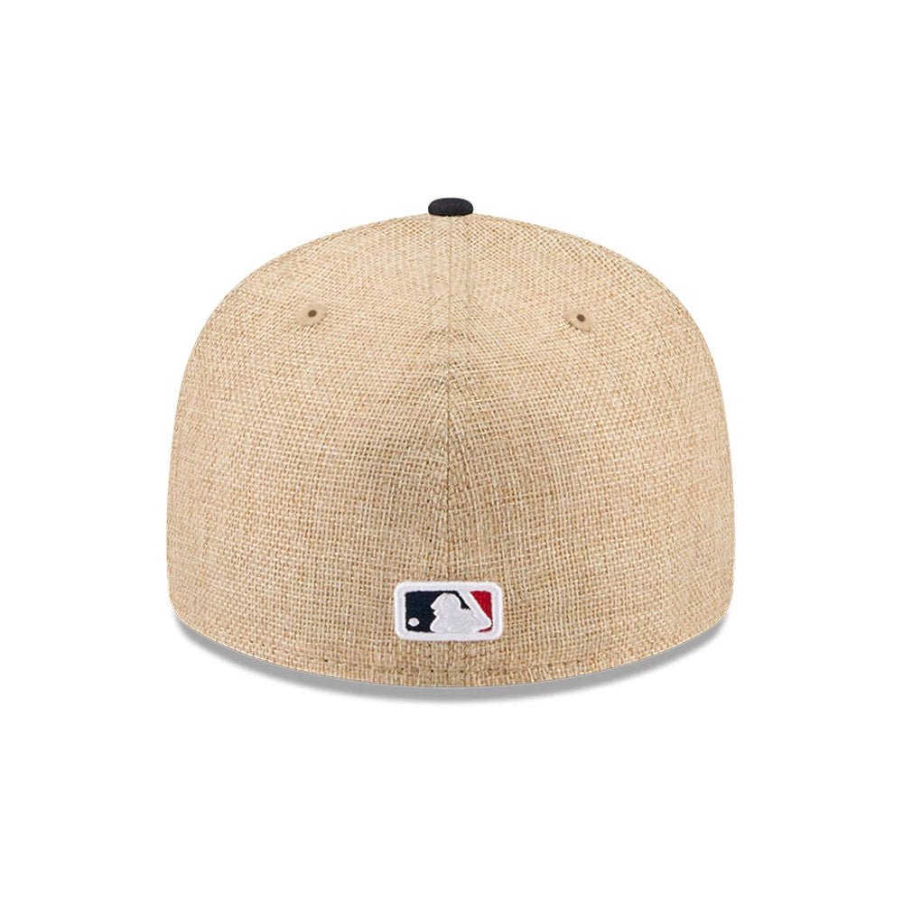 Pictured is this MLB Twine Boston Red Sox 59FIFTY Fitted cap in navy. 7