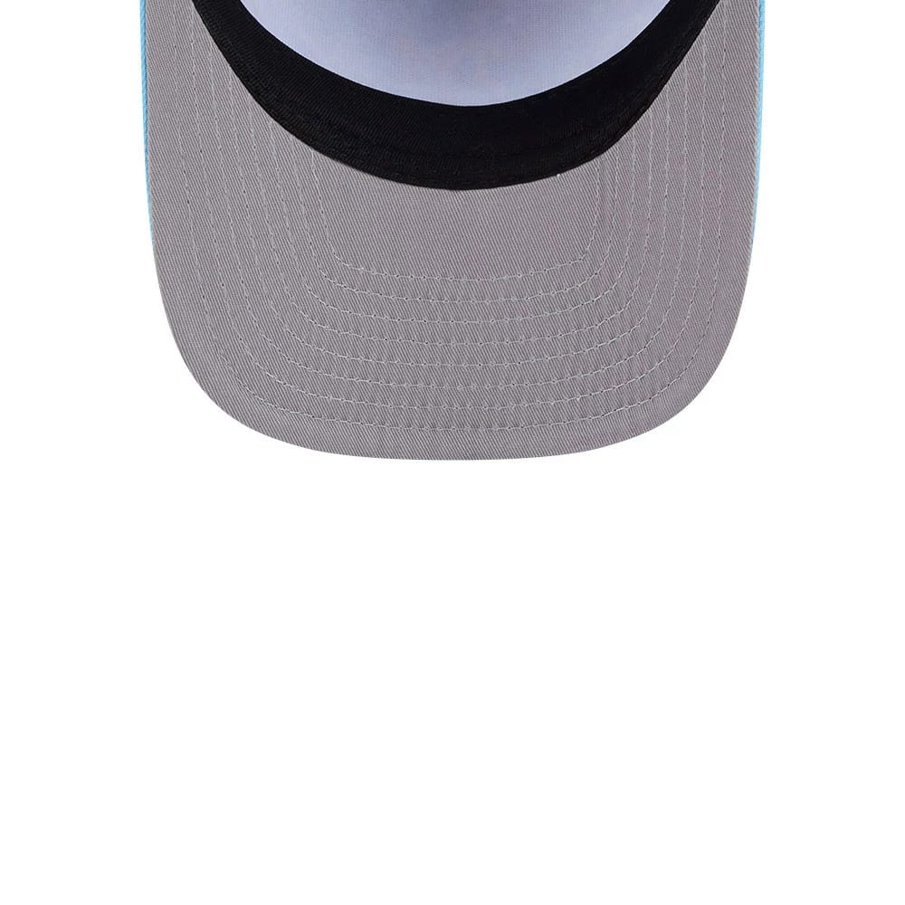 Pictured is this MLB Deep Water New York Mets 9FIFTY A-Frame Snapback cap in pastel blue. 2