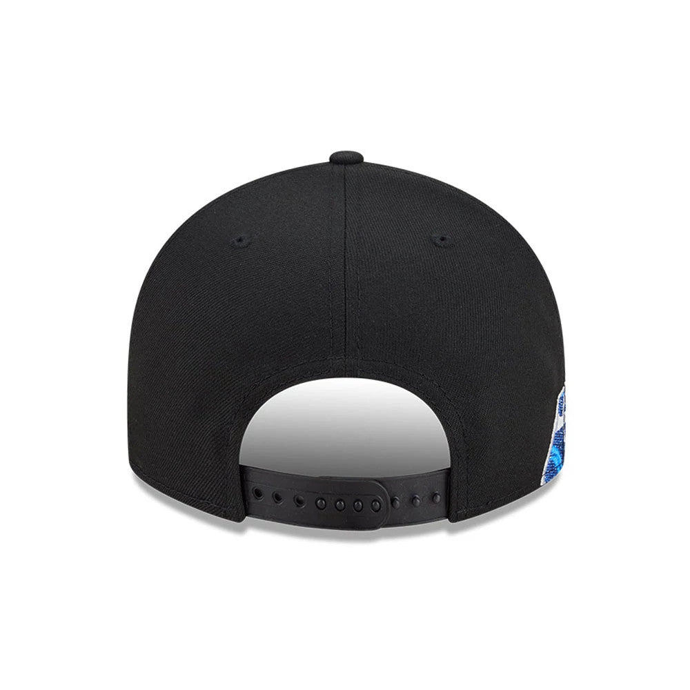 Pictured is this MLB Vissurf Seattle Mariners 9FIFTY Snapback cap in black. 7