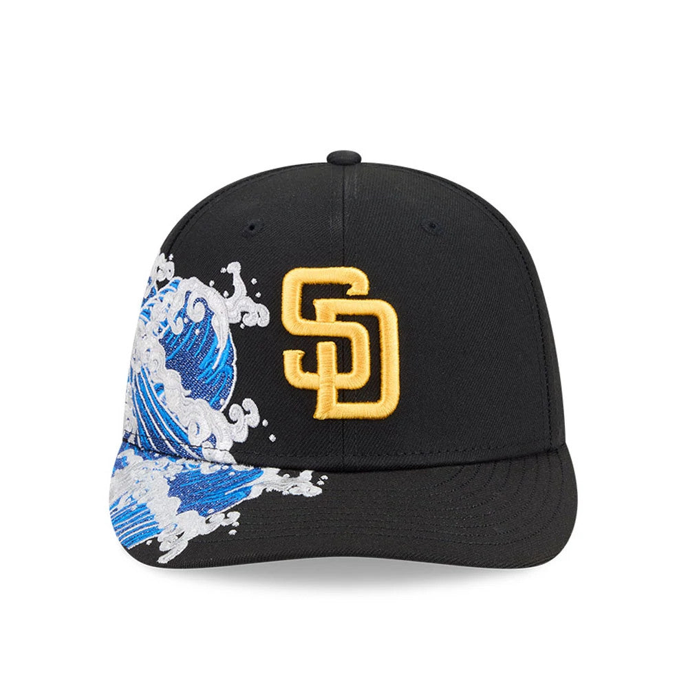 Pictured is this MLB Vissurf San Diego Padres 9FIFTY Snapback cap in black. 3