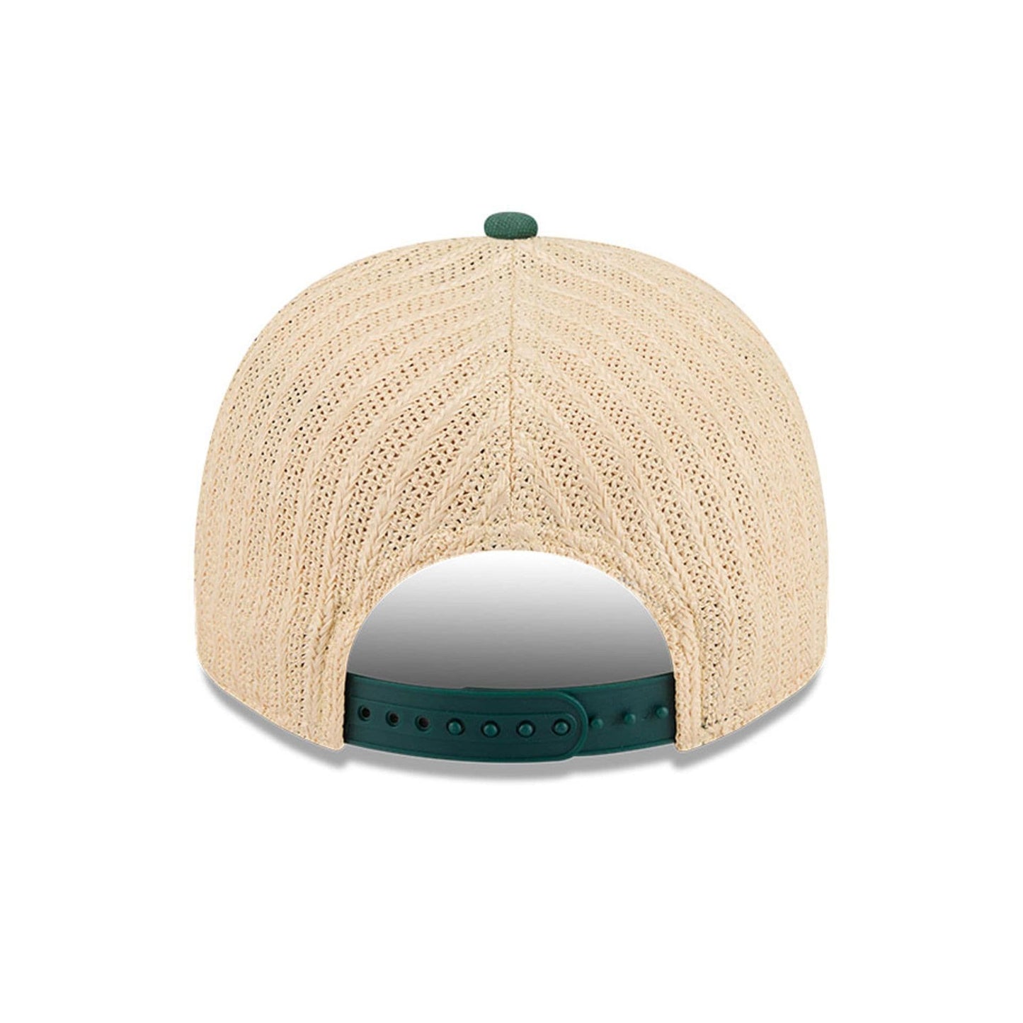Pictured is this MLB Grained Athletics 9FIFTY A-Frame Snapback cap in dark green. 7