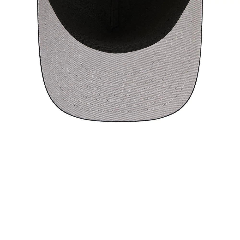 Pictured is this MLB Grained Chicago White Sox 9FIFTY A-Frame Snapback cap in black. 2
