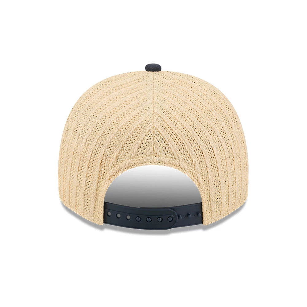Pictured is this MLB Grained Boston Red Sox 9FIFTY A-Frame Snapback cap in navy. 7
