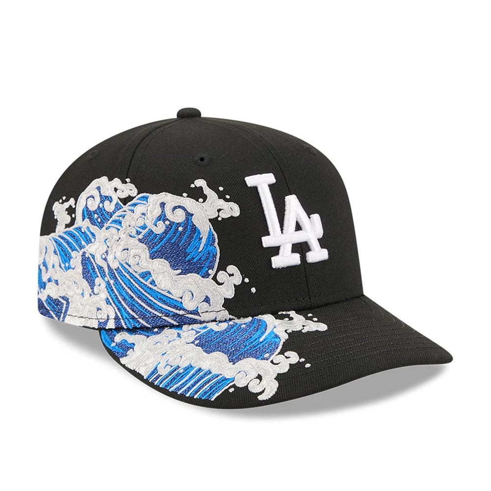 Pictured is this MLB Vissurf LA Dodgers 9FIFTY Snapback cap in black. 1
