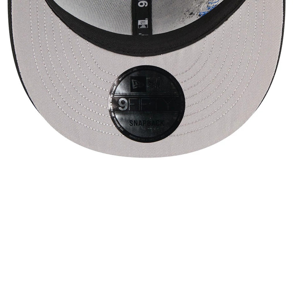 Pictured is this MLB Vissurf LA Dodgers 9FIFTY Snapback cap in black. 2