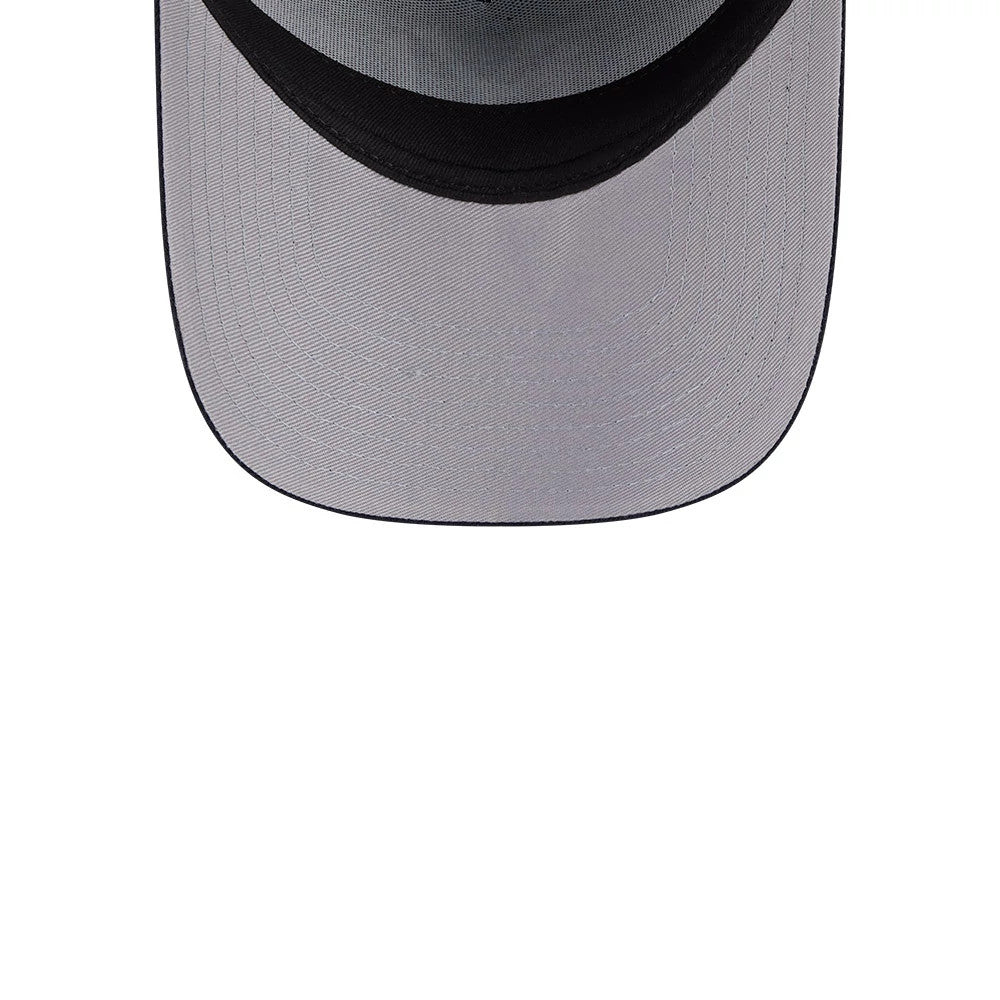 Pictured is this MLB Team Side New York Yankees 59FORTY A-Frame Fitted cap in navy. 2