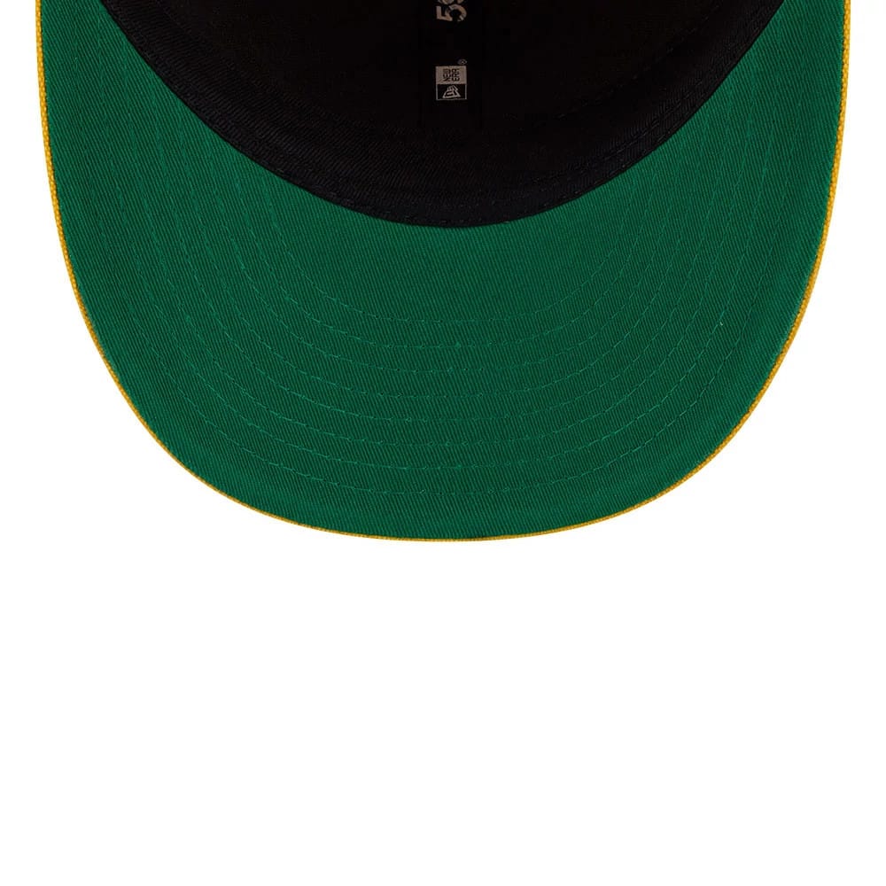 Pictured is this NBA Hardwood Classic LA Lakers 59FIFTY Fitted cap in Yellow. 2