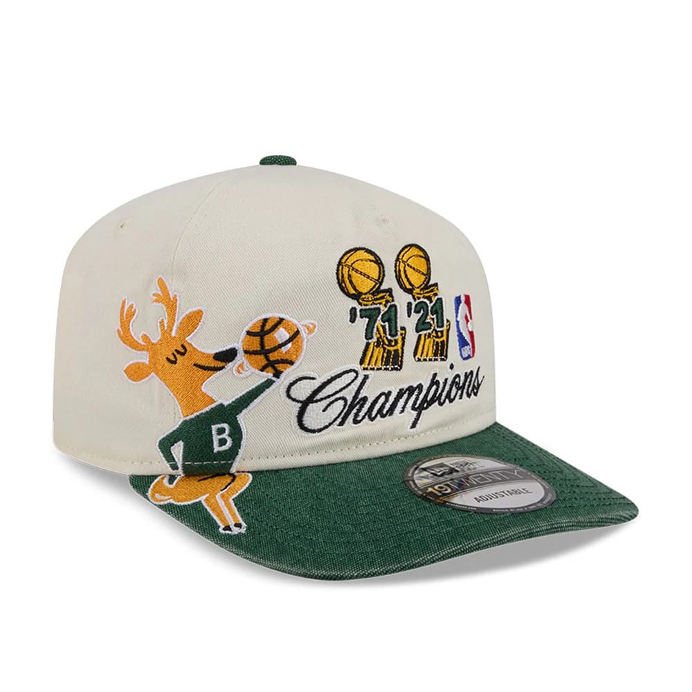 Pictured is this NBA Hardwood Classic Milwaukee Bucks 19TWENTY cap in green. 1