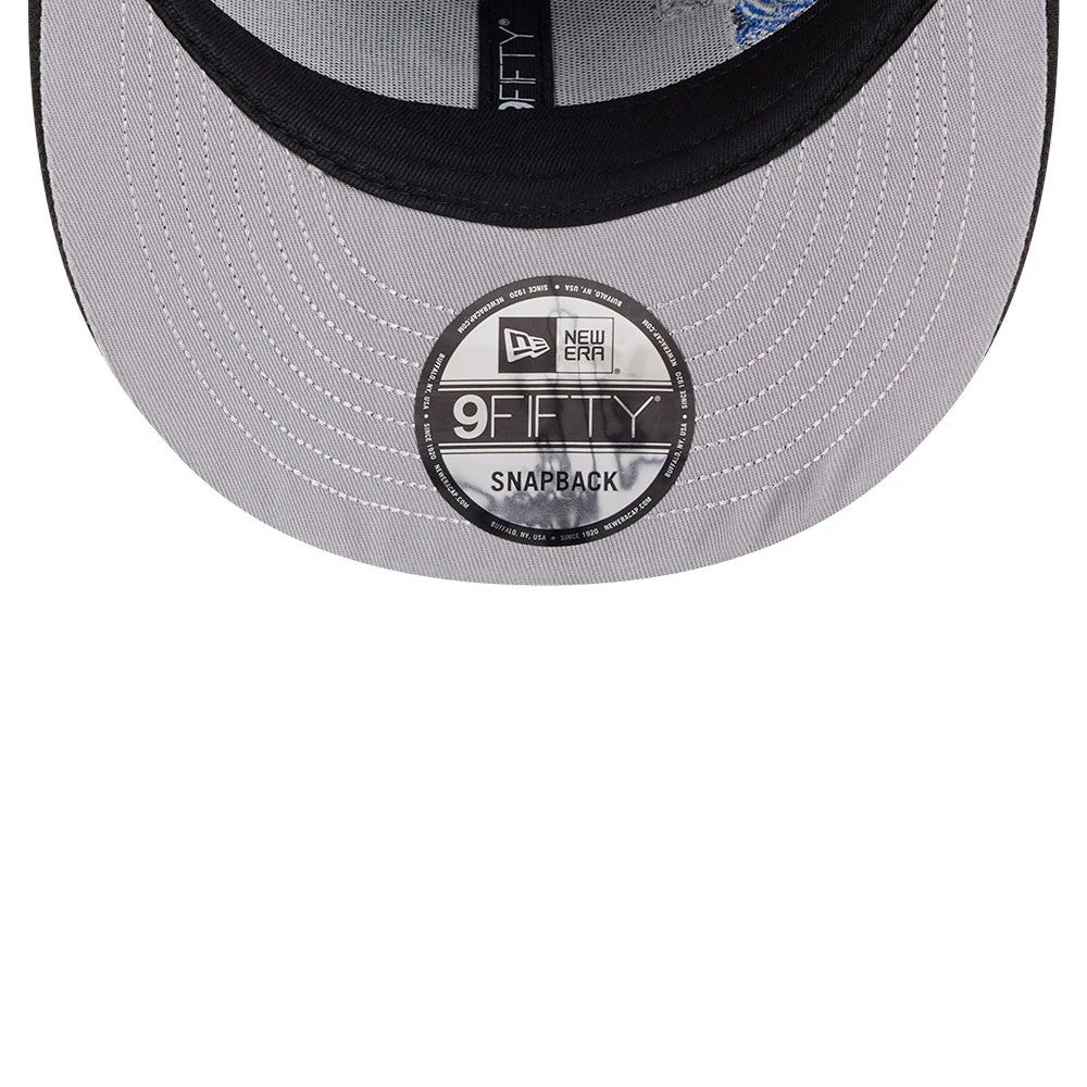 Pictured is this MLB Vissurf Atlanta Braves 9FIFTY Snapback cap in black. 2