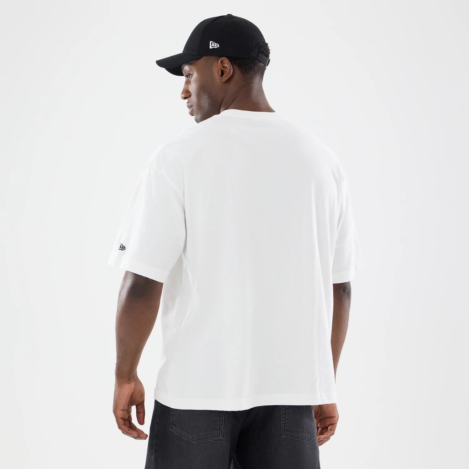 The model is wearing this Nascar Logo T-Shirt in white. 2