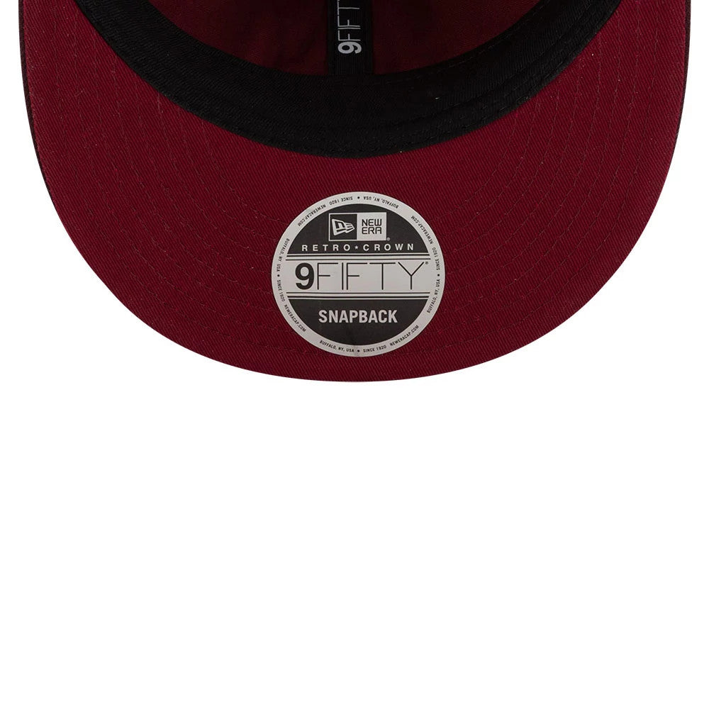 Pictured is this MLB Flourishes Chicago White Sox Retro Crown 9FIFTY cap in dark purple. 7