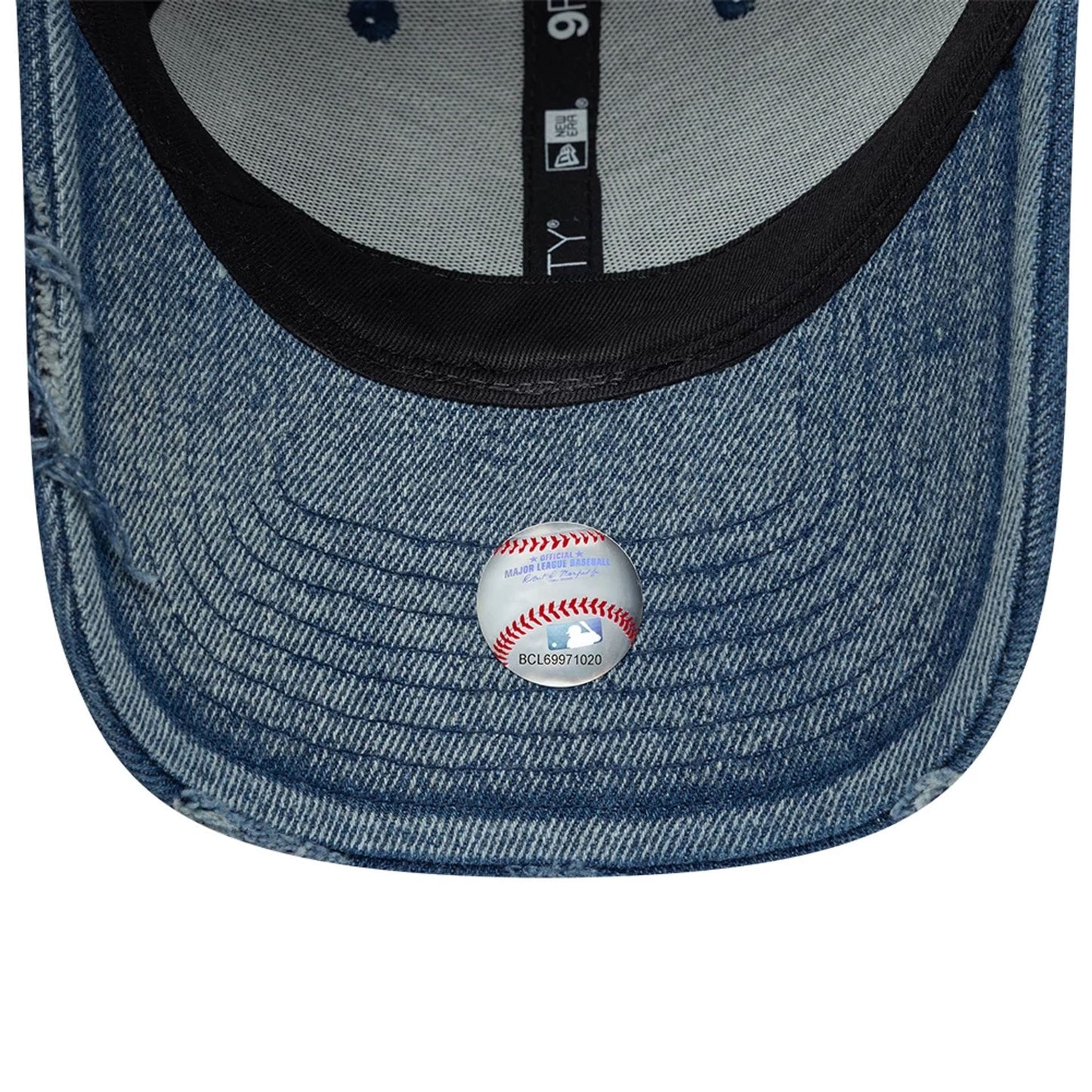 Pictured is this MLB Acid Wash LA Dodgers 9FORTY cap in pastel blue. 7