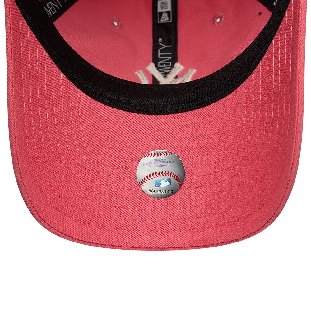 Pictured is this Womens MLB League Essential New York Yankees 9TWENTY cap in pink. 5