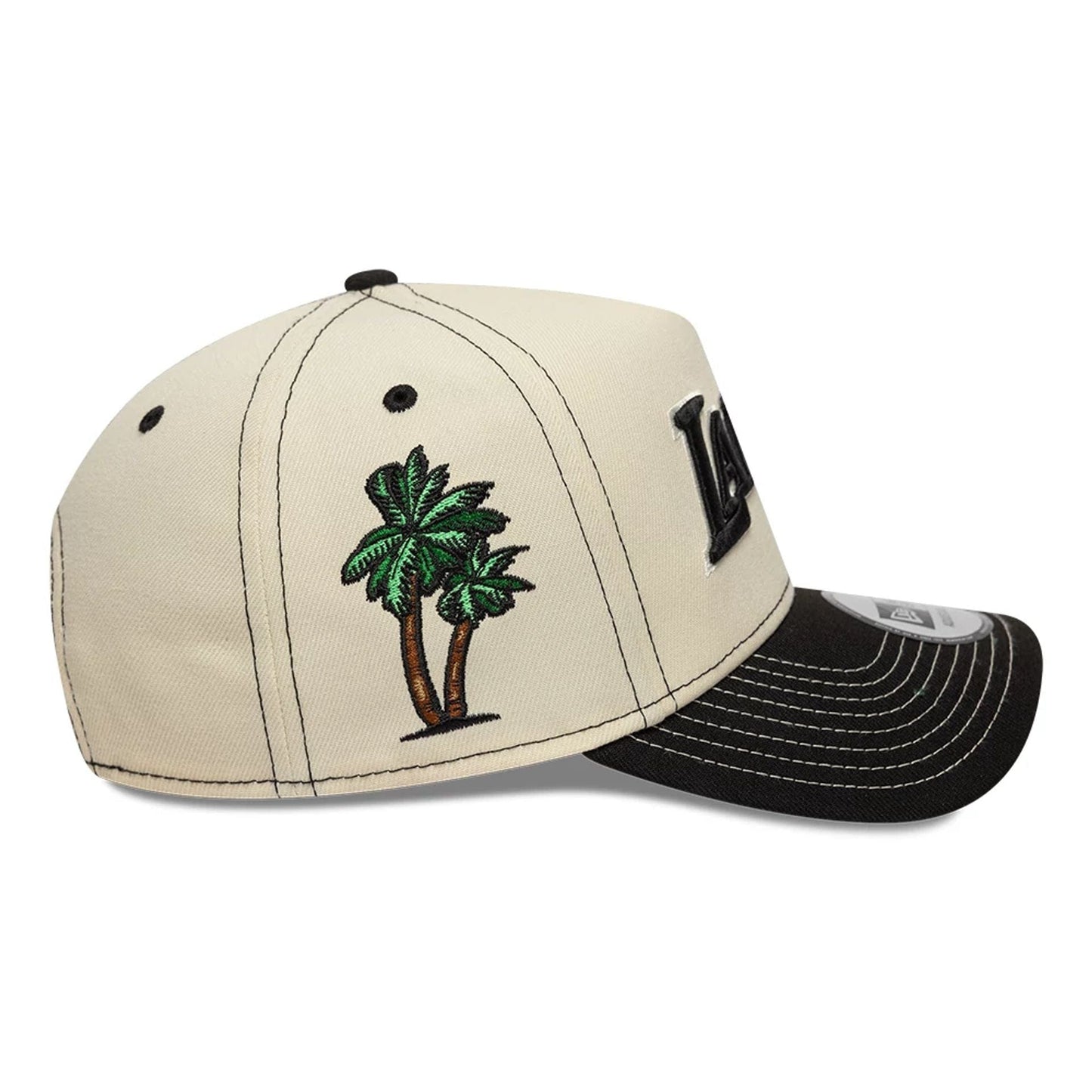 Pictured is this NBA City Icon LA Lakers 9FORTY E-Frame cap in Cream. 6