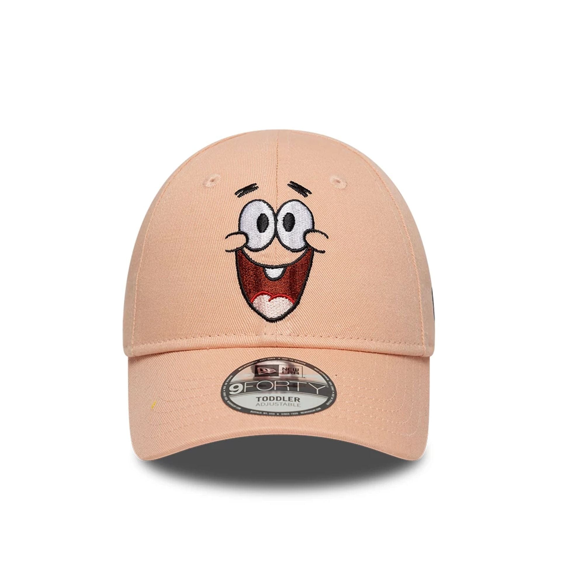 Pictured is this Toddler Spongebob Patrick Star 9FORTY cap in pastel pink. 2