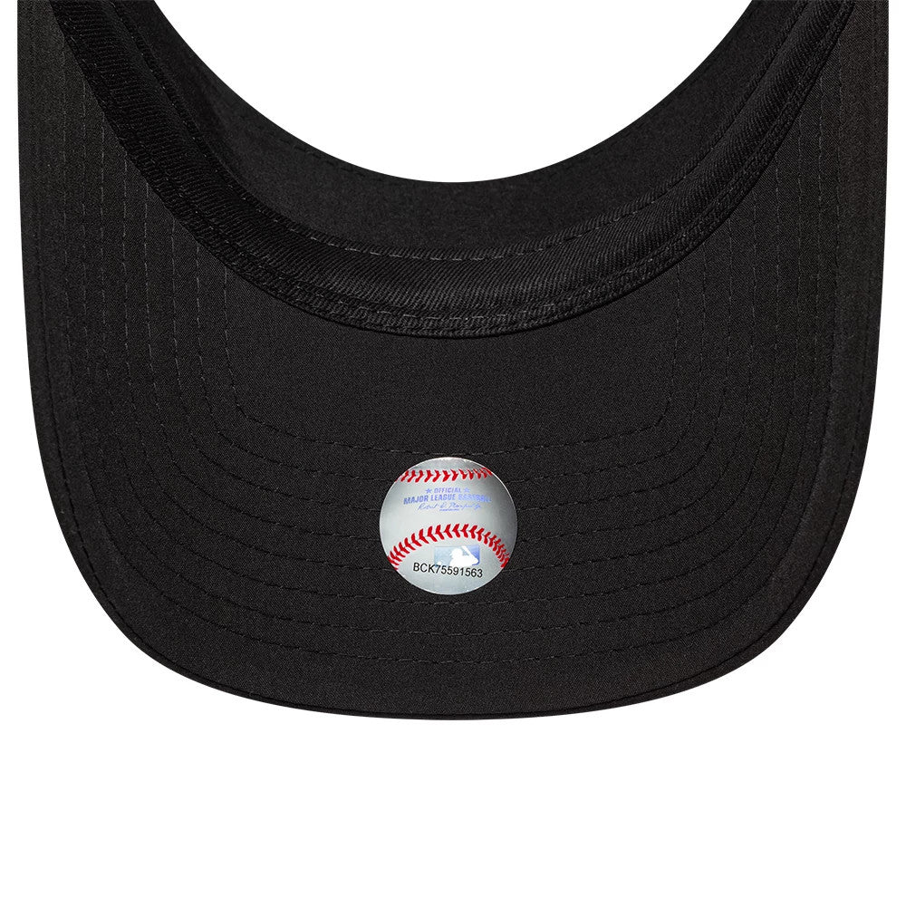 Pictured is this Womens MLB Sport New York Yankees Visor cap in black. 5