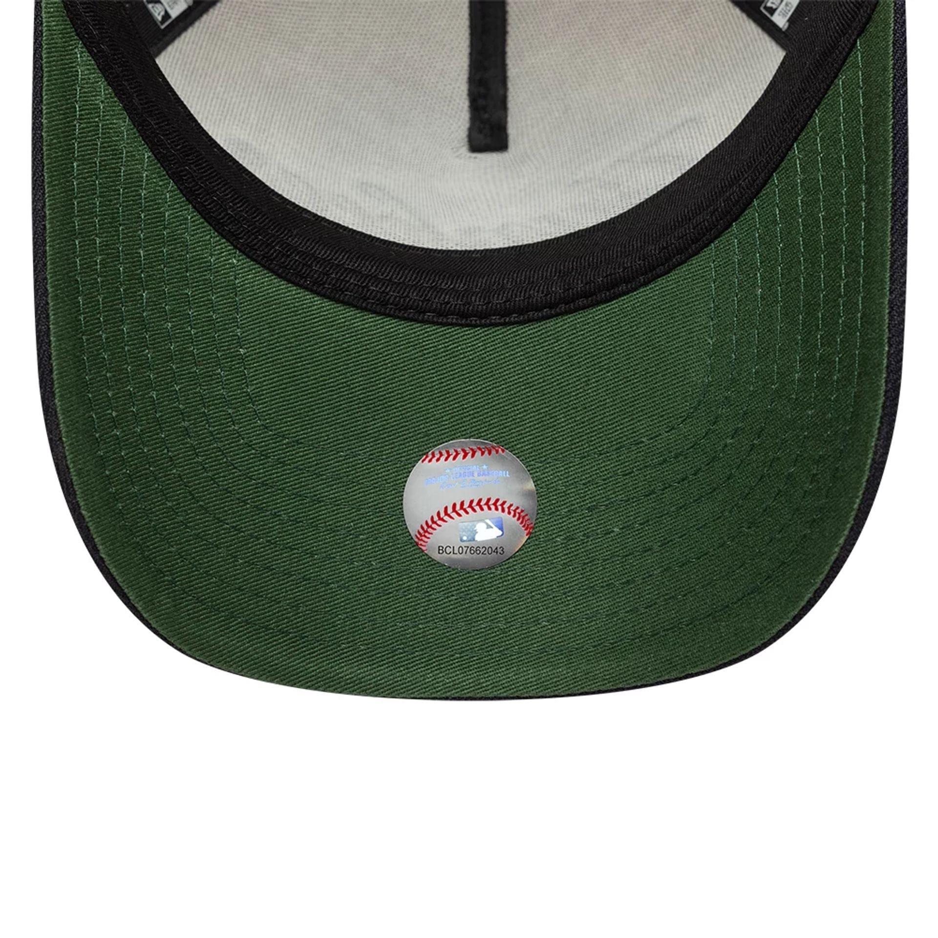 Pictured is this MLB City Icon New York Yankees 9FORTY E-Frame cap in Cream. 2