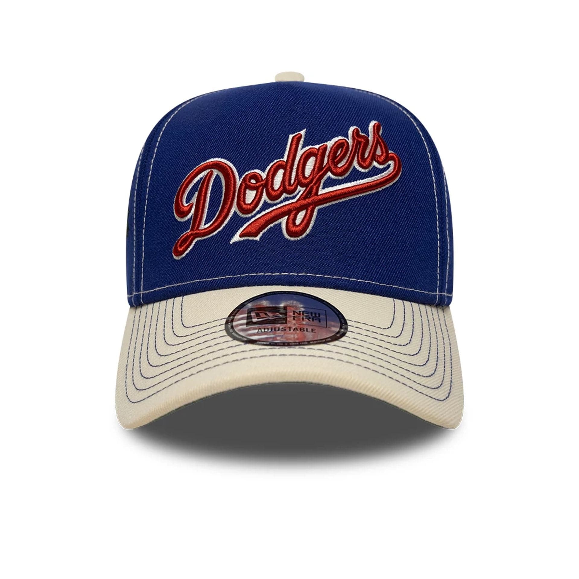 Pictured is this MLB City Icon LA Dodgers 9FORTY E-Frame cap in dark blue. 2