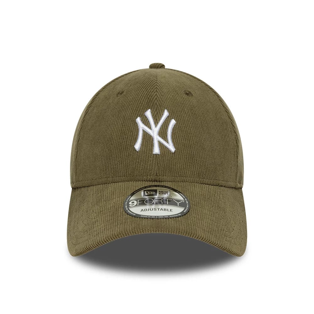 Pictured is this MLB Soft Cord New York Yankees 9FORTY cap in Dark Green. 2