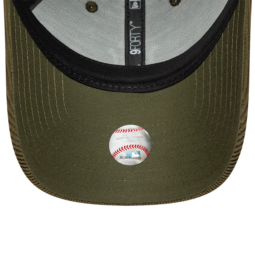 Pictured is this MLB Soft Cord New York Yankees 9FORTY cap in Dark Green. 5