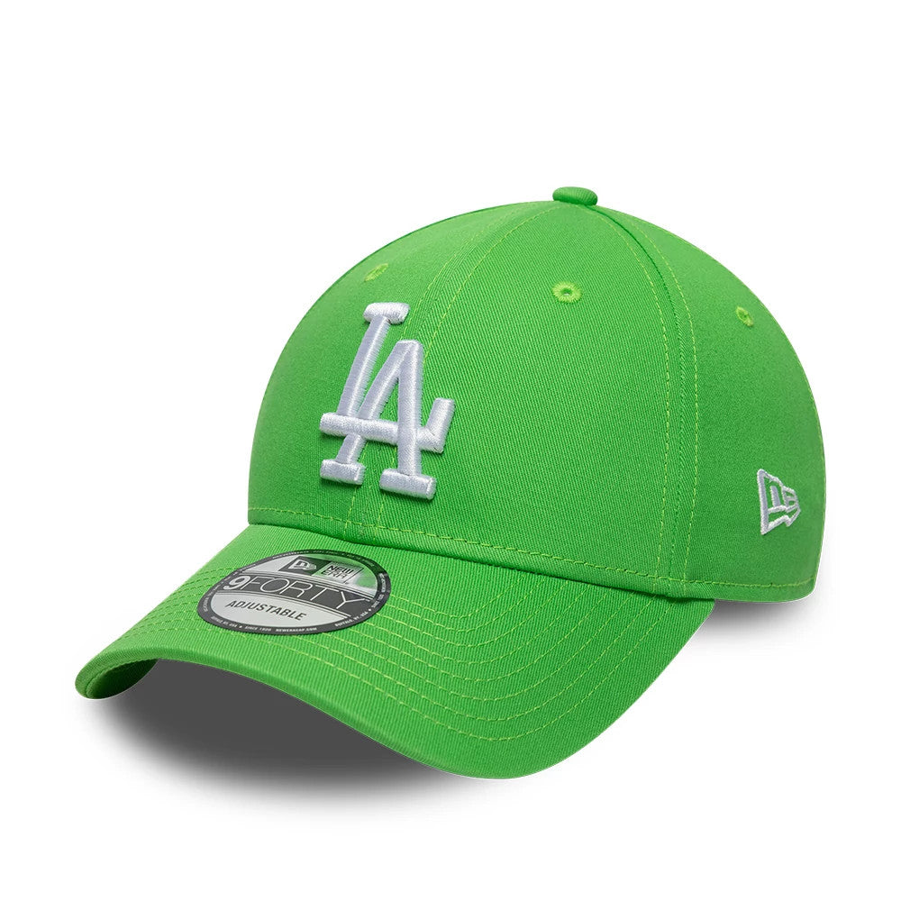 Pictured is this MLB League Essential LA Dodgers 9FORTY cap in open green. 1