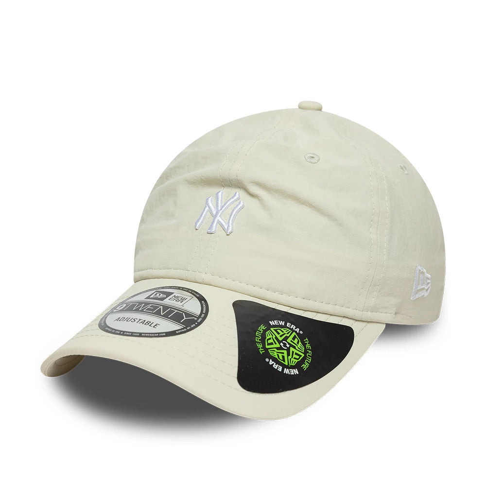 Pictured is this MLB Recycled New York Yankees 9TWENTY cap in light beige. 1