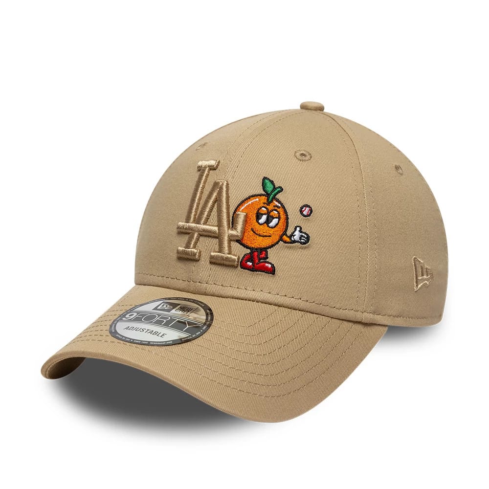 Pictured is this MLB Icon LA Dodgers 9FORTY cap in Beige. 1