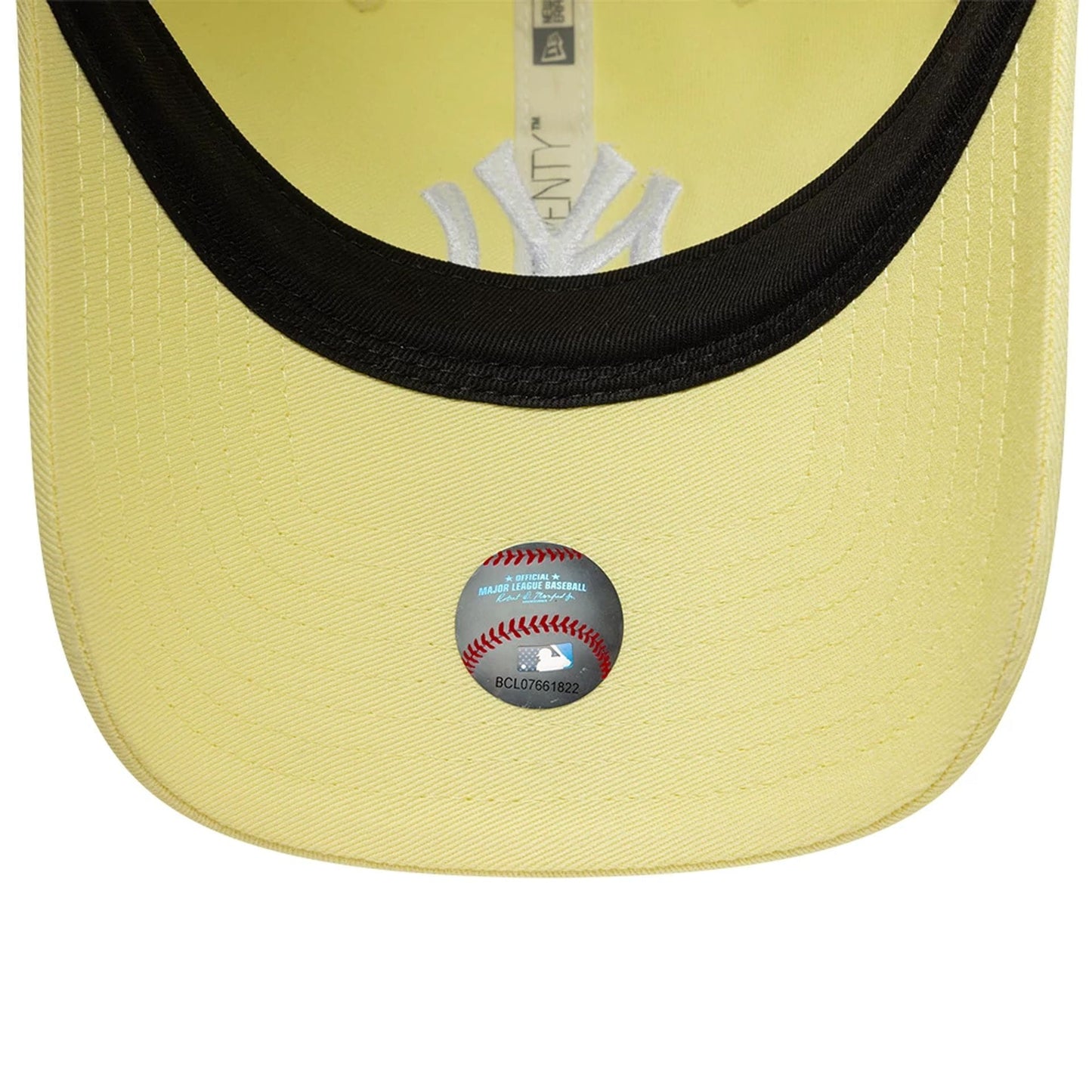 Pictured is this MLB League Essential New York Yankees 9TWENTY cap in pastel yellow. 5