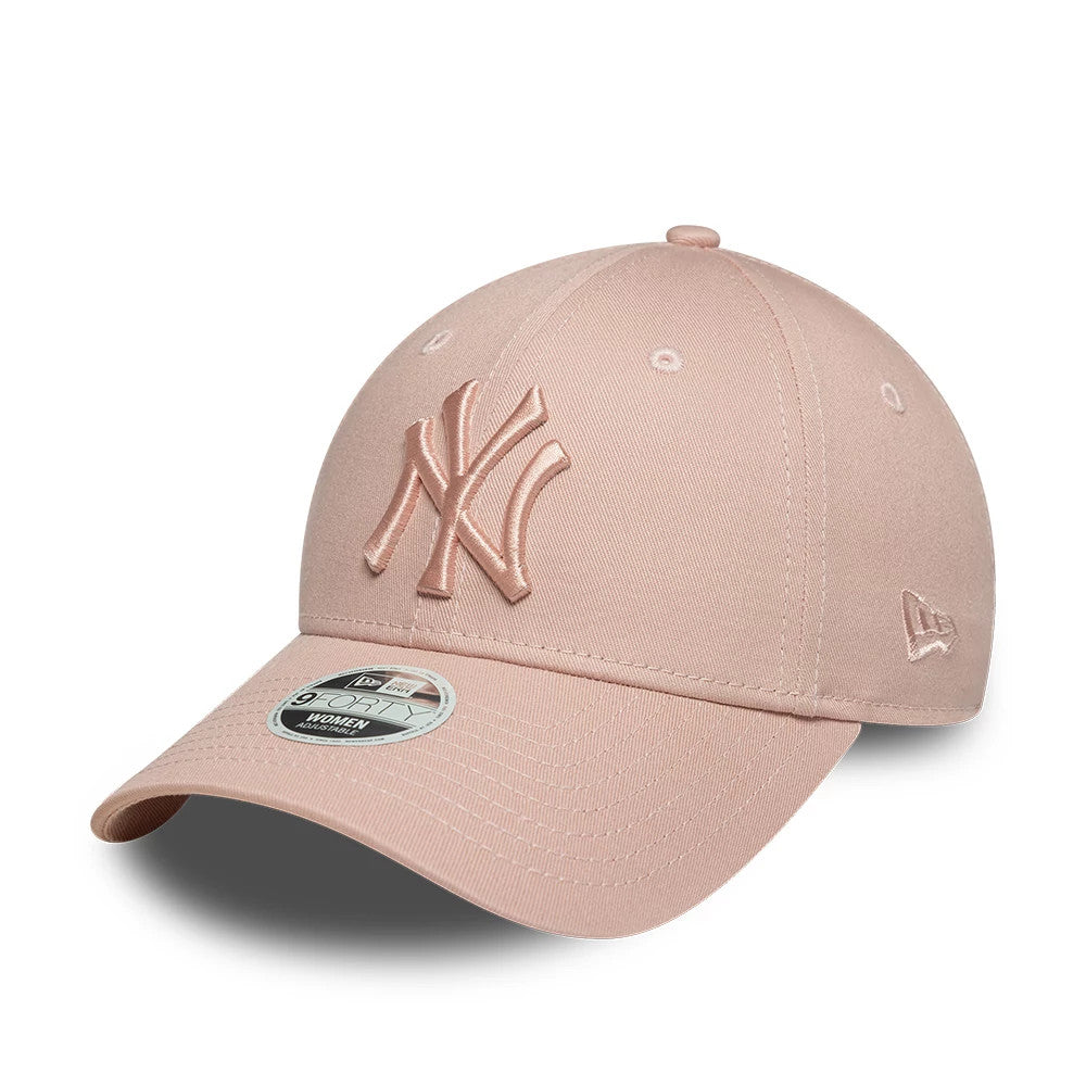 Pictured is this Womens MLB League Essential New York Yankees 9FORTY cap in pastel pink. 1