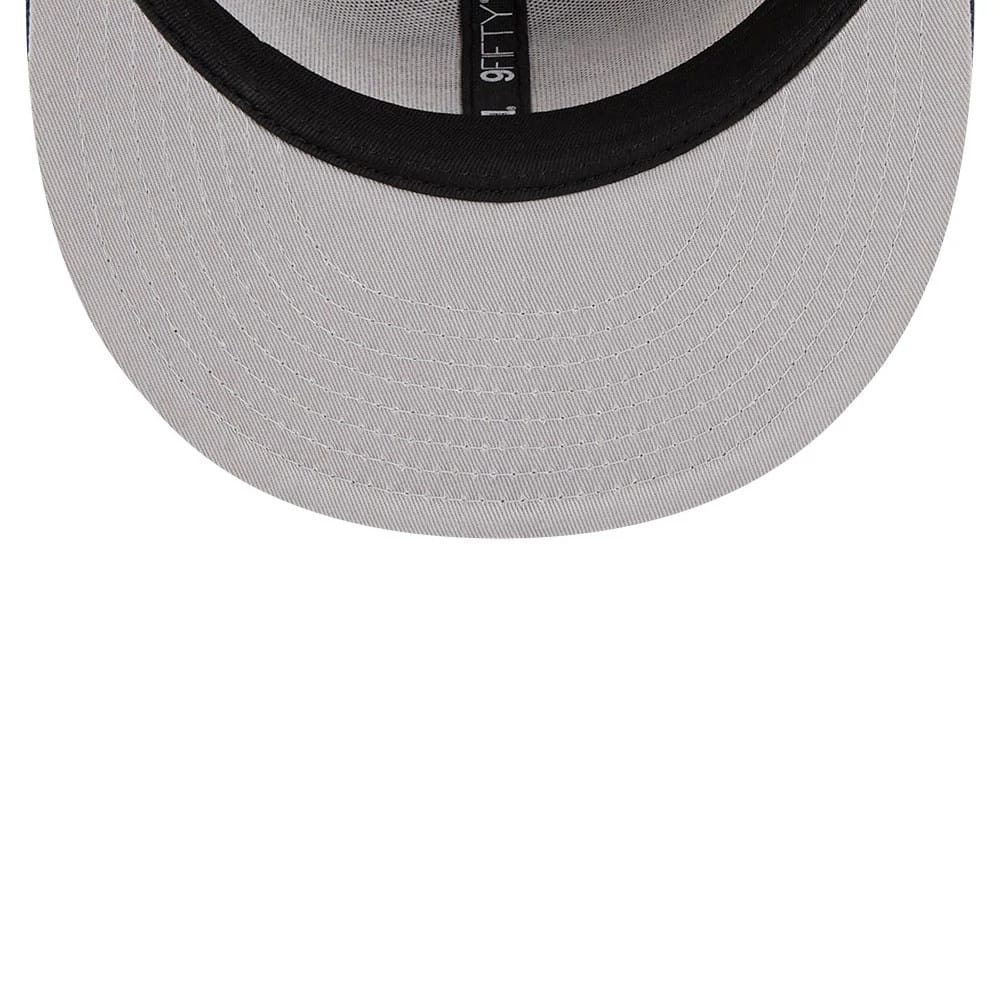 Pictured is this NBA Hardwood Classic All Star Game Denver Nuggets 9FIFTY Snapback cap in dark red. 2