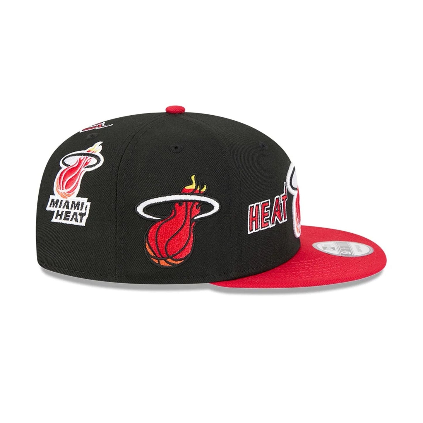 Pictured is this NBA Hardwood Classic All Star Game Miami Heat 9FIFTY Snapback cap in black. 7