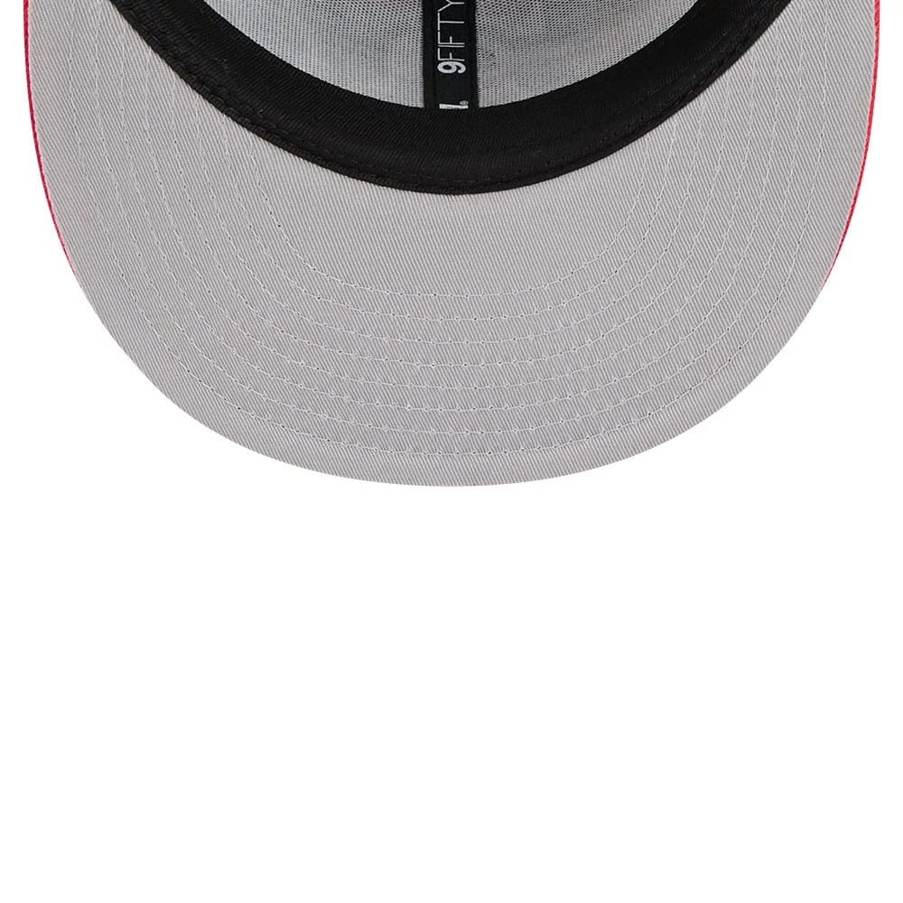 Pictured is this NBA Hardwood Classic All Star Game Philadelphia 76ers 9FIFTY Snapback cap in blue. 2