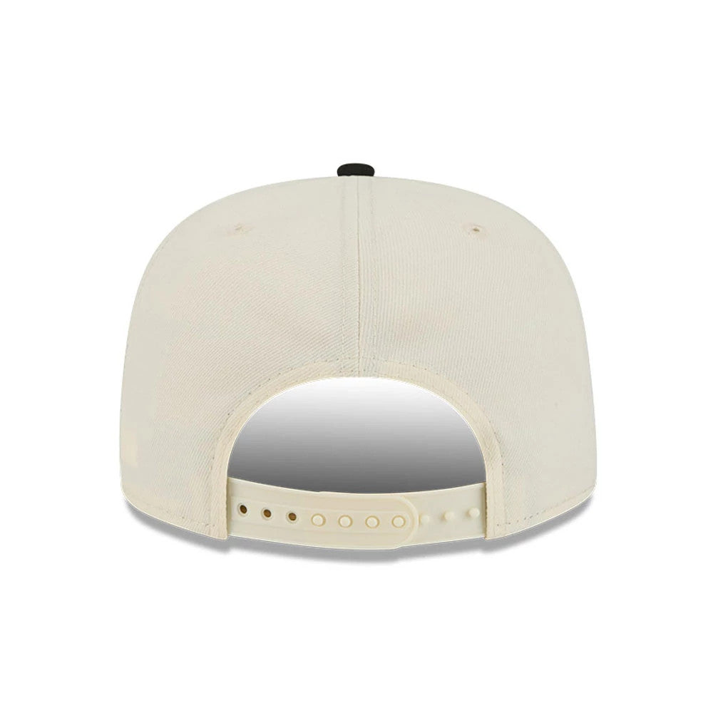 Pictured is this NBA Hardwood Classic All Star Game Philadelphia 76ers 9FIFTY A-Frame Snapback cap in white. 7