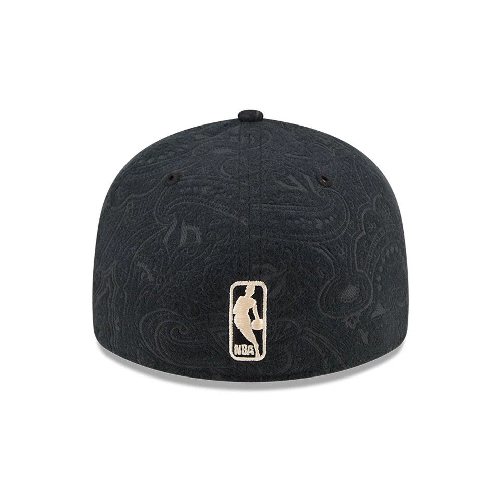 Pictured is this NBA Brushed Cotton San Antonio Spurs 59FIFTY Fitted cap in black. 7