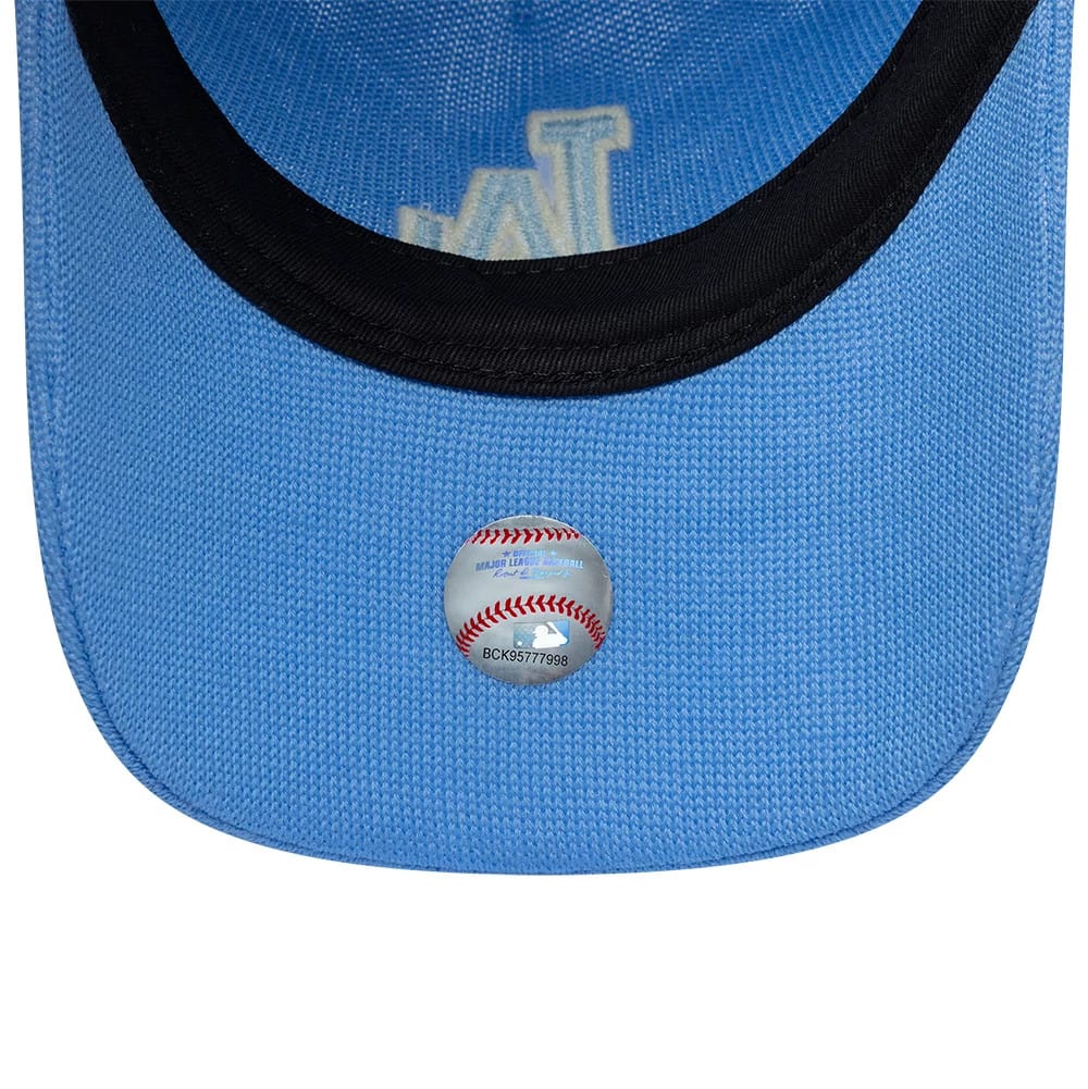 Pictured is this MLB Merino Wool LA Dodgers 9TWENTY cap in pastel blue. 7