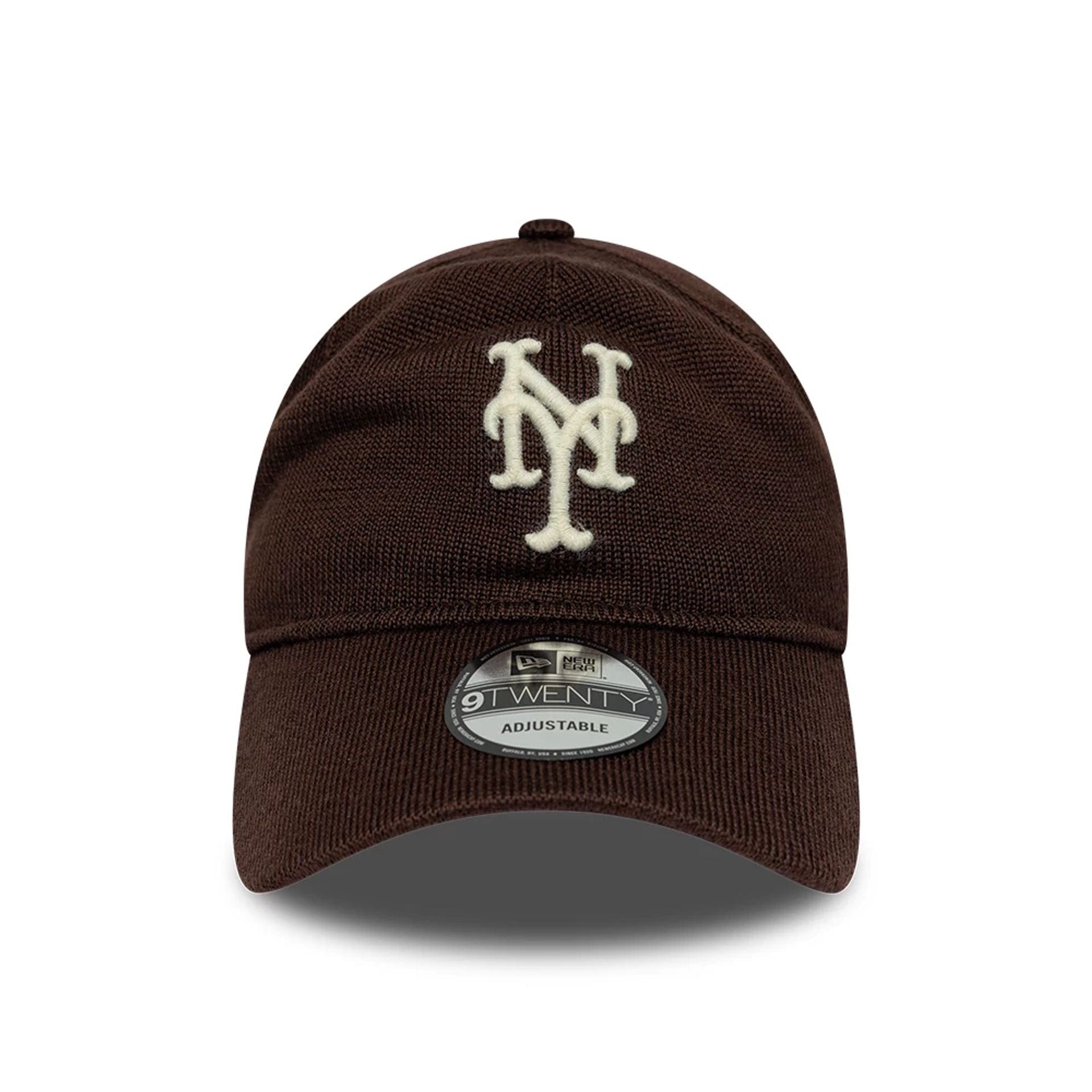 Pictured is this MLB Merino Wool New York Mets 9TWENTY cap in dark brown. 2